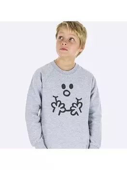 Толстовка WOOOP Sweatshirt Visage Monsieur, серый
