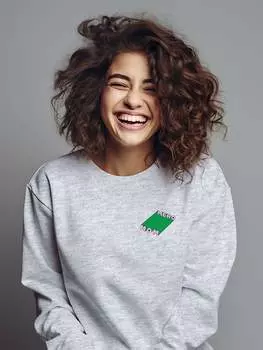 Толстовка WOOOP, светло-серый