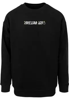 Толстовка WORDING DREAM BIG CREWNECK Merchcode, черный