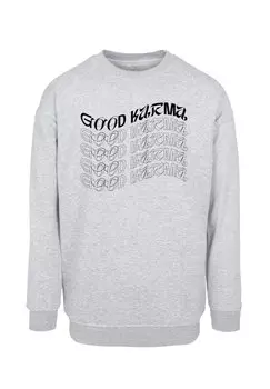 Толстовка WORDING GOOD KARMA CREWNECK Merchcode, серый