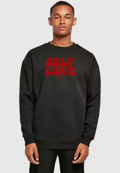 Толстовка WORDING SELF LOVE CREWNECK Merchcode, черный