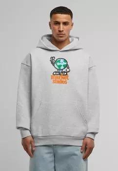 Толстовка WORLD PEACE - Hoodie Market, серый