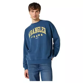 Толстовка Wrangler 112350544 Graphic, синий