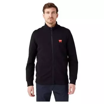 Толстовка Wrangler Funnel Full Zip, черный