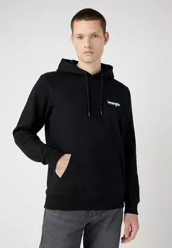 Толстовка Wrangler, стираный черный