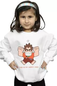 Толстовка Wreck It Ralph Happy Face Disney, белый