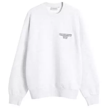 Толстовка выпускника Carhartt Wip, цвет ash heather