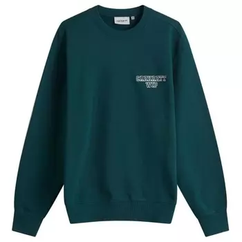 Толстовка выпускника Carhartt Wip, цвет dark fir