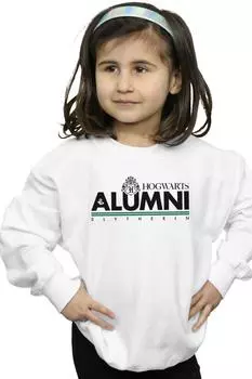 Толстовка выпускника Хогвартса и Слизерина Harry Potter, белый