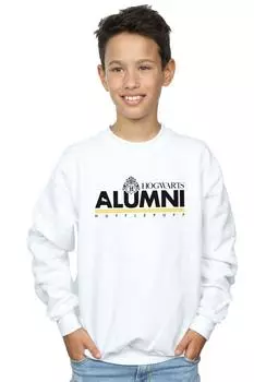 Толстовка выпускников Хогвартса с Хаффлпаффом Harry Potter, белый
