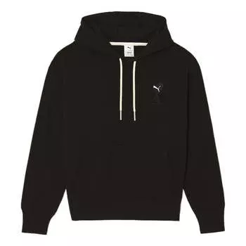 Толстовка x ami hoodie 'black' Puma, черный