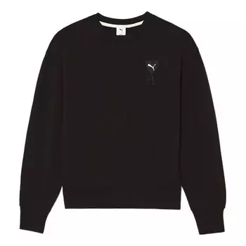 Толстовка x ami sweatshirt 'black' Puma, черный