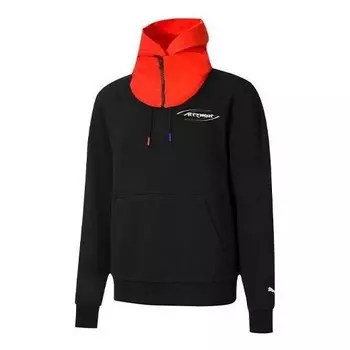 Толстовка x attempt hoodie 'black red' Puma, черный