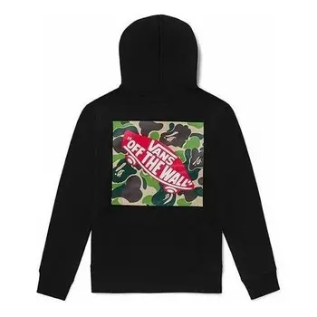 Толстовка x bape camo pullover hoodie 'grey' Vans, серый