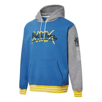 Толстовка x black fives basketball hoodie 'blue grey yellow black' Puma, синий