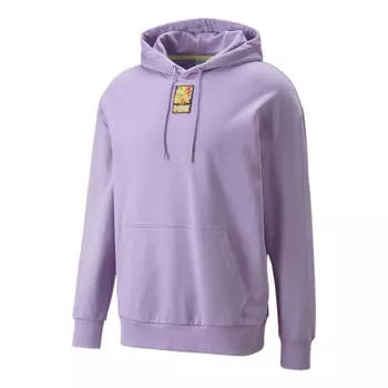 Толстовка x britto hoodie 'purple yellow' Puma, фиолетовый