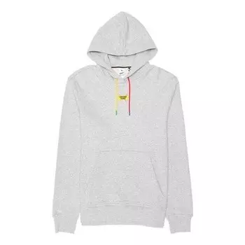 Толстовка x chinatown market hoodie 'grey yellow' Puma, серый
