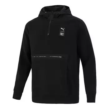 Толстовка x firstmile crossover splicing pocket sports training black Puma, черный