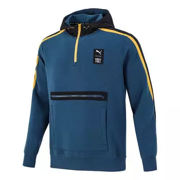 Толстовка x firstmile crossover splicing pocket sports training blue Puma, синий
