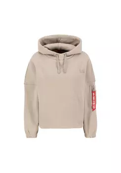 Толстовка x-fit label os Alpha Industries, бежевый