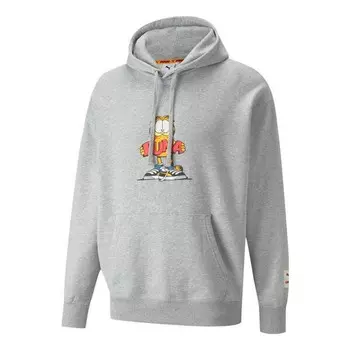 Толстовка x garfield hoodie 'grey' Puma, серый