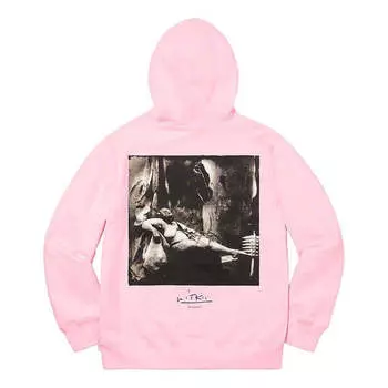 Толстовка x joel-peter witkin sanitarium hoodie 'pink black' Supreme, розовый