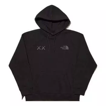 Толстовка x kaws fw22 hoodie 'black' The North Face, черный