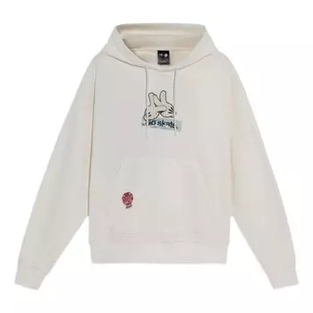 Толстовка x og_slick кроссовер скейтборд серии узор принт толстовка Li-Ning, белый