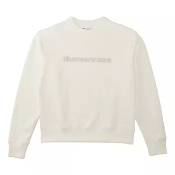Толстовка x pharrell humanrace logo sweatshirt 'white' Adidas, мультиколор