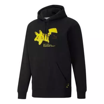 Толстовка x pokemon hoodie 'black' Puma, черный