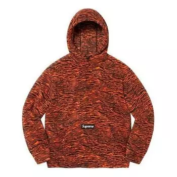 Толстовка x polartec hooded sweatshirt 'orange black' Supreme, оранжевый