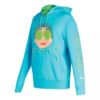 Толстовка x rick and morty basketball hoodie 'blue' Puma, синий