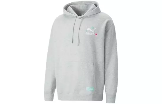 Толстовка X SPONGEBOB унисекс светло-серая Puma, серый