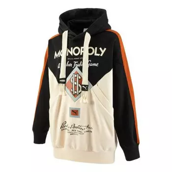 Толстовка x staffonly x monopoly logo hoodie 'black' Puma, черный