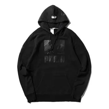 Толстовка x the hundreds small logo printing black Puma, черный