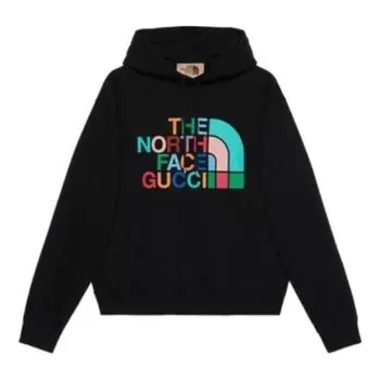 Толстовка x the north face hooded sweatshirt 'black' Gucci, черный