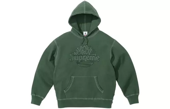 Толстовка X TIMBERLAND SS23 унисекс Supreme, зеленый