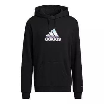 Толстовка x transformers crossover cartoon pattern sports black Adidas, черный