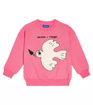 Толстовка x wrangler из хлопка Mini Rodini, синий