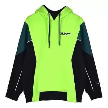 Толстовка x xlarge crossover casual sports fleece lined black green Li-Ning, бежевый