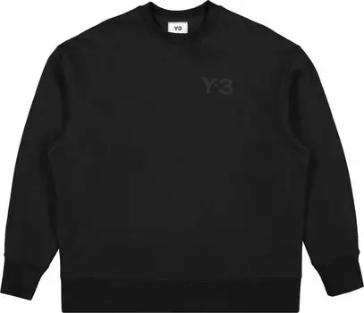 Толстовка Y-3 Classic Chest Logo Crew Sweatshirt 'Black', черный