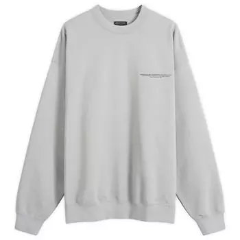 Толстовка Y-3 Logo Crew Sweat, серый