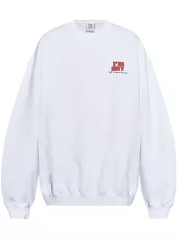 Толстовка «Я застенчивый» VETEMENTS, белый