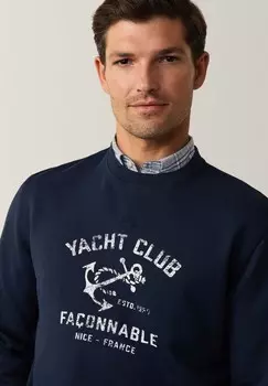 Толстовка YATCH CLB ANCH Faonnable, темно-синий