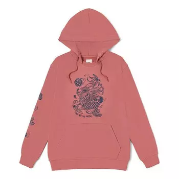 Толстовка year of the rabbit hoodie 'red' Vans, красный