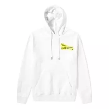 Толстовка yellow arrow printing loose white Off-White, белый