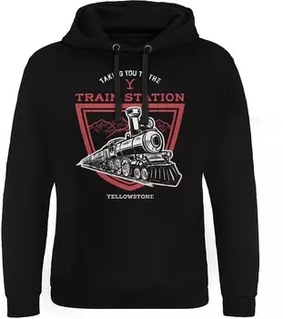 Толстовка yellowstone Hoodie, черный