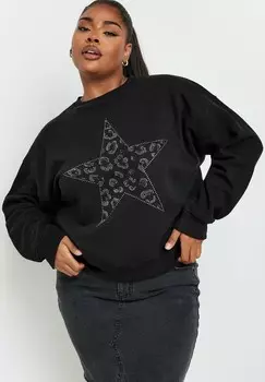 Толстовка Yours Clothing, черный