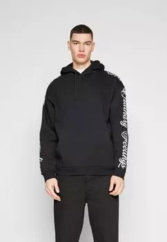 Толстовка YOURTURN SET WORDINGS SIDES RELAXED FIT UNISEX, черный