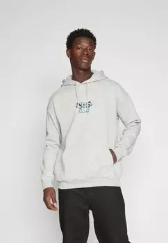 Толстовка YOURTURN TRIBAL BEAR RELAXED HOODIE, цвет mottled light grey